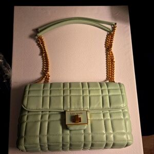 Kate Spade Mint Green leather crossbody and shoulder bag NEW Without Tags